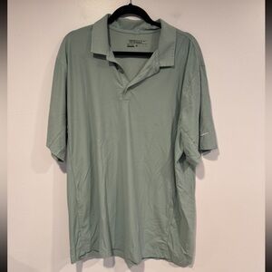 Grey mens nike Golf Performance polo‎